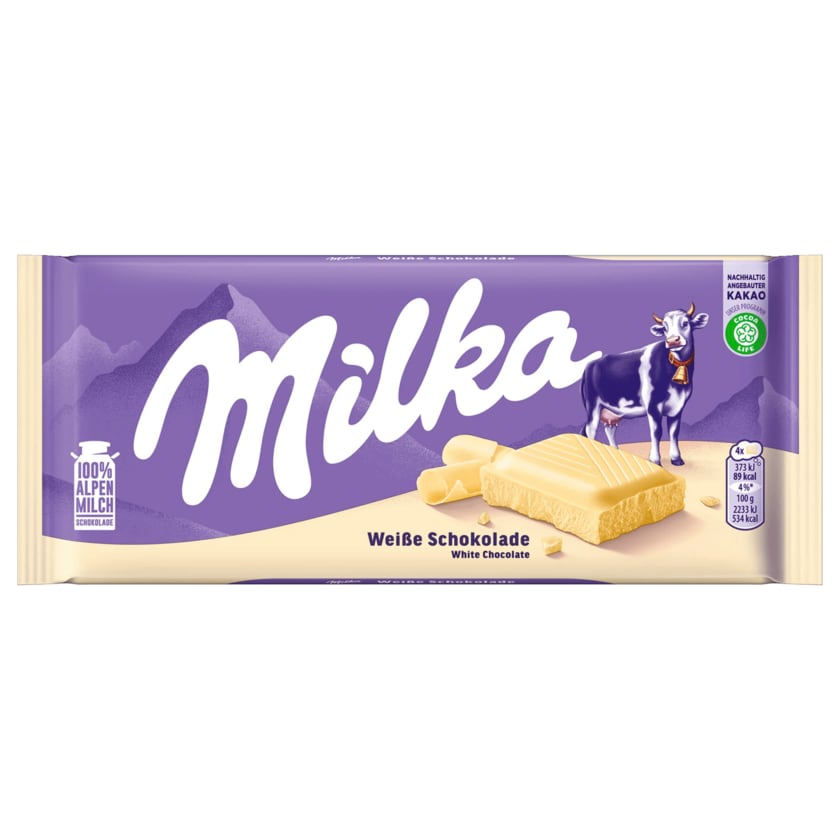 Milka Weiße Schokolade 100g